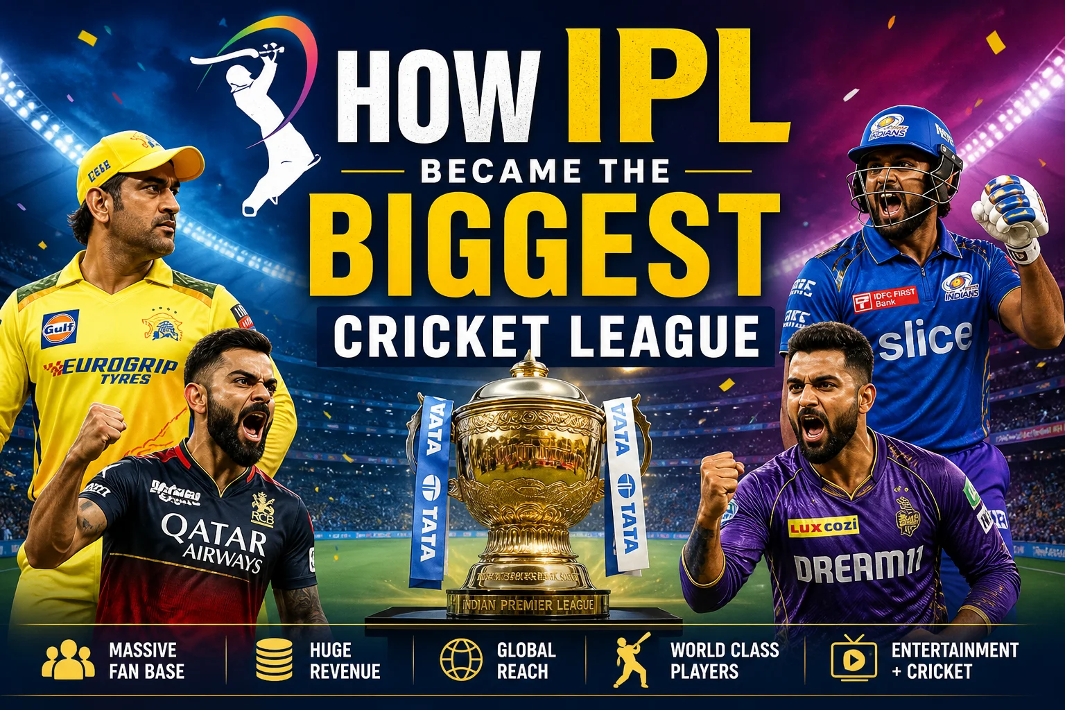 How IPL Became the Biggest Cricket League