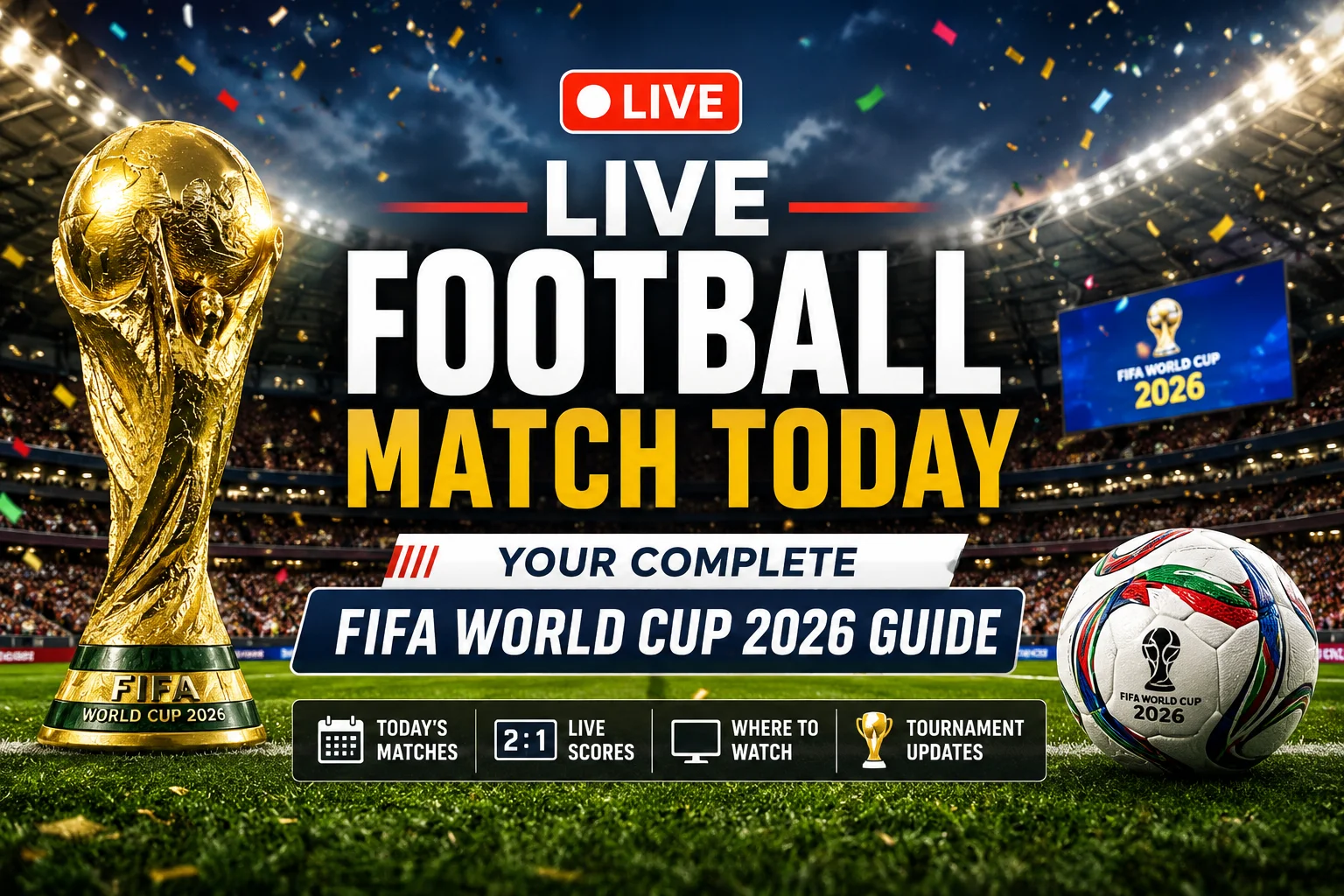 Live Football Match Today Your Complete FIFA World Cup 2026 Guide