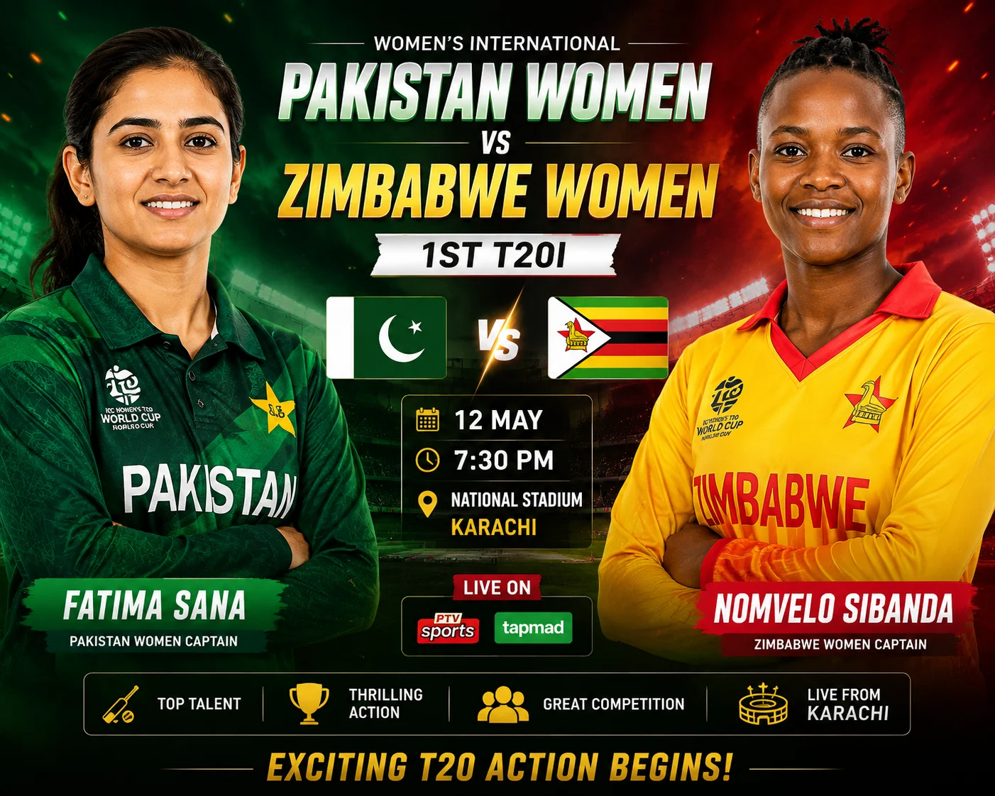 Pak vs Zim T20