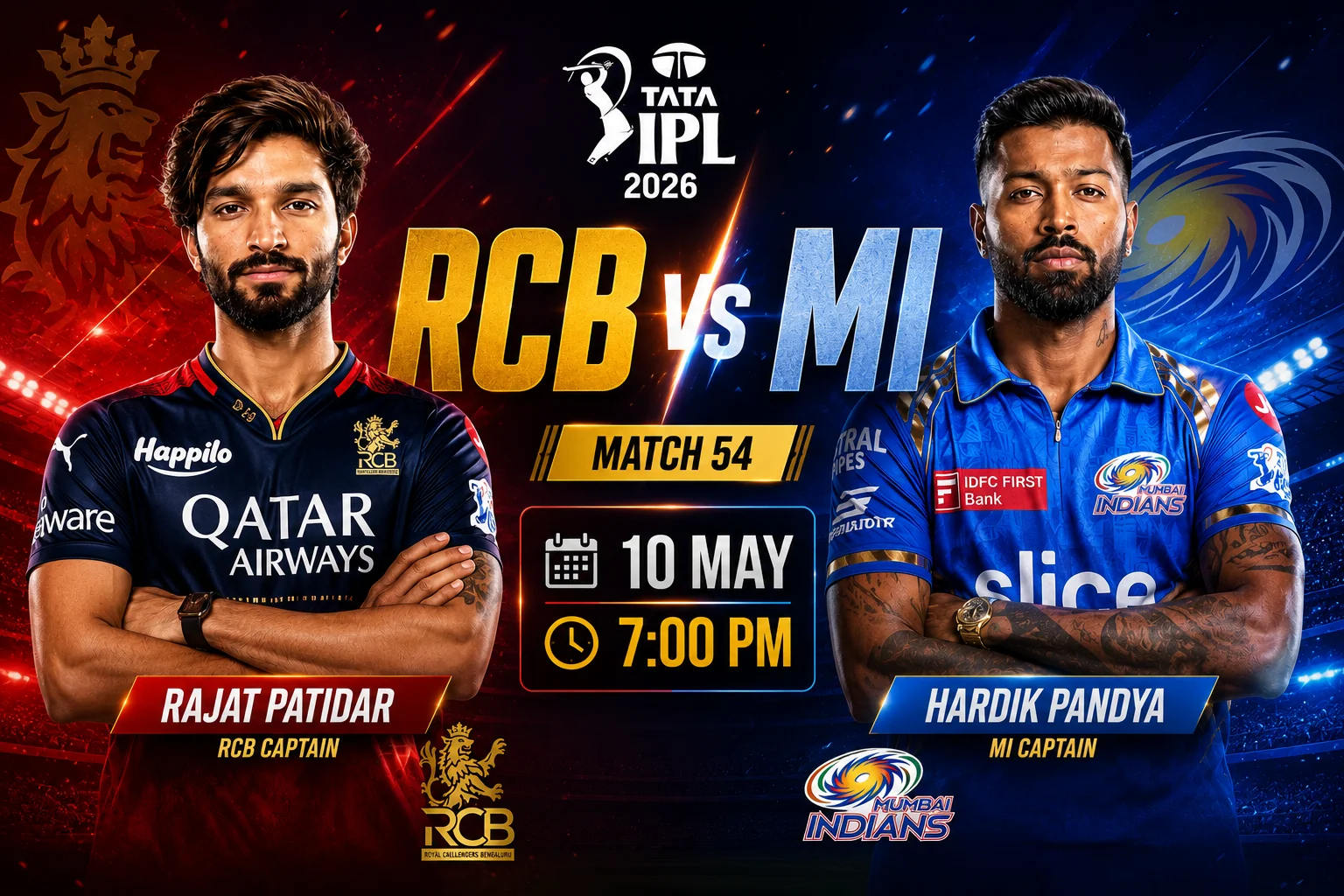 RCB vs MI